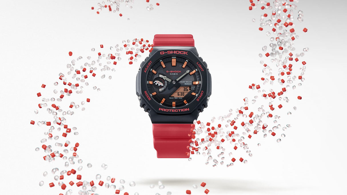 GA-B2100CD-1A4 Reloj G-Shock Galápagos Fundación Charles Darwin de hombre pulsera de resina doble hora