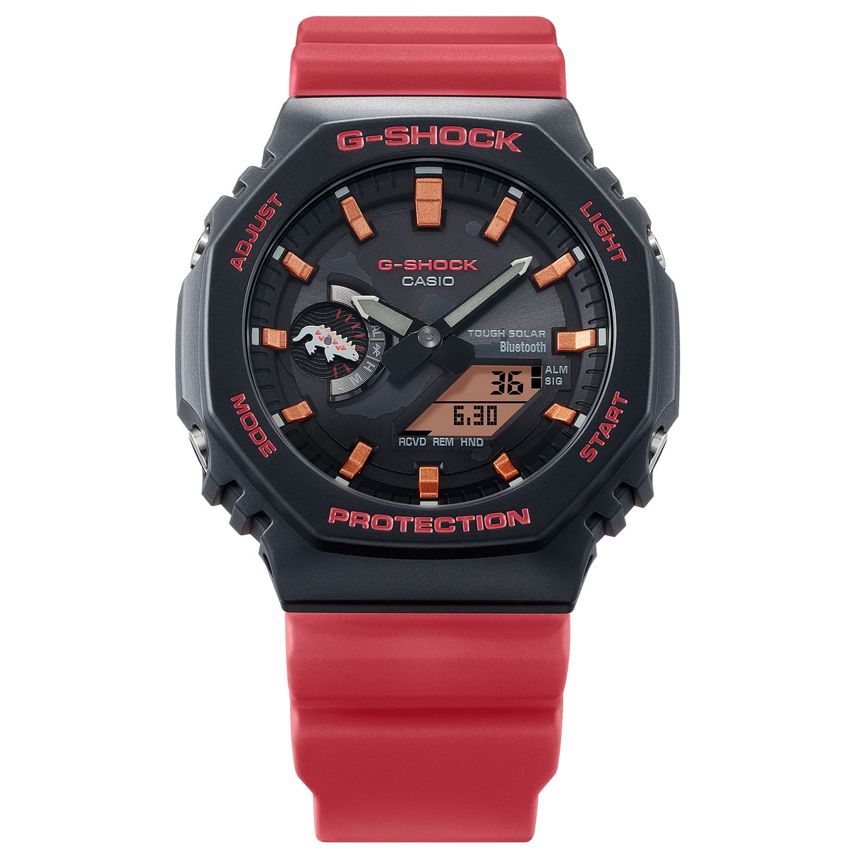 GA-B2100CD-1A4 Reloj G-Shock Galápagos Fundación Charles Darwin de hombre pulsera de resina doble hora