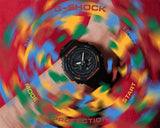 GA-B2100FC-1A Reloj G-Shock Pulsera de Goma para Caballero Doble Hora