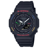 GA-B2100FC-1A Reloj G-Shock Pulsera de Goma para Caballero Doble Hora