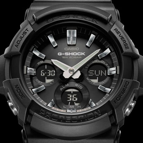 GAS-100B-1A2CF Reloj G-Shock de caballero pulsera de resina 42 mm