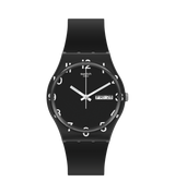 GB757 Reloj Swatch Over Black de hombre banda de resina 34 mm