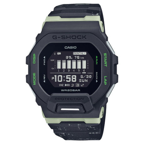 GBD-200LM-1 Reloj G-Shock Digital para hombre pulsera de resina