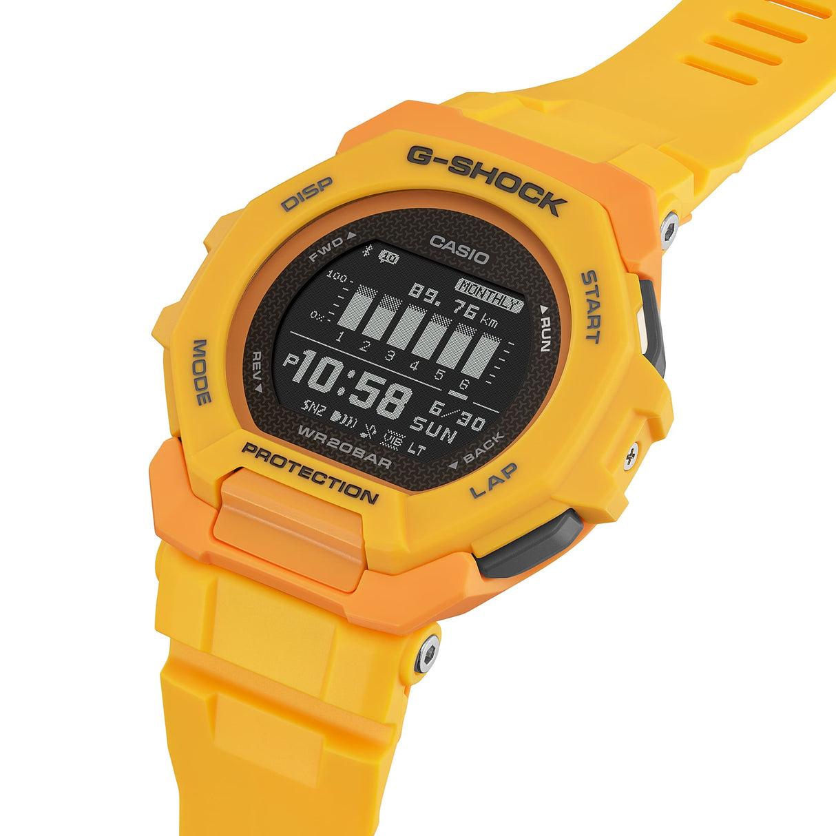 GBD-300-9 G-Shock reloj para hombre pulsera de caucho