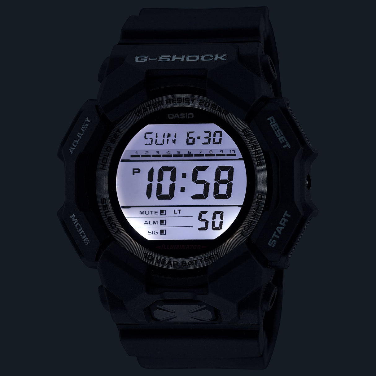 GD-010-1 G-Shock reloj para hombre pulsera de resina