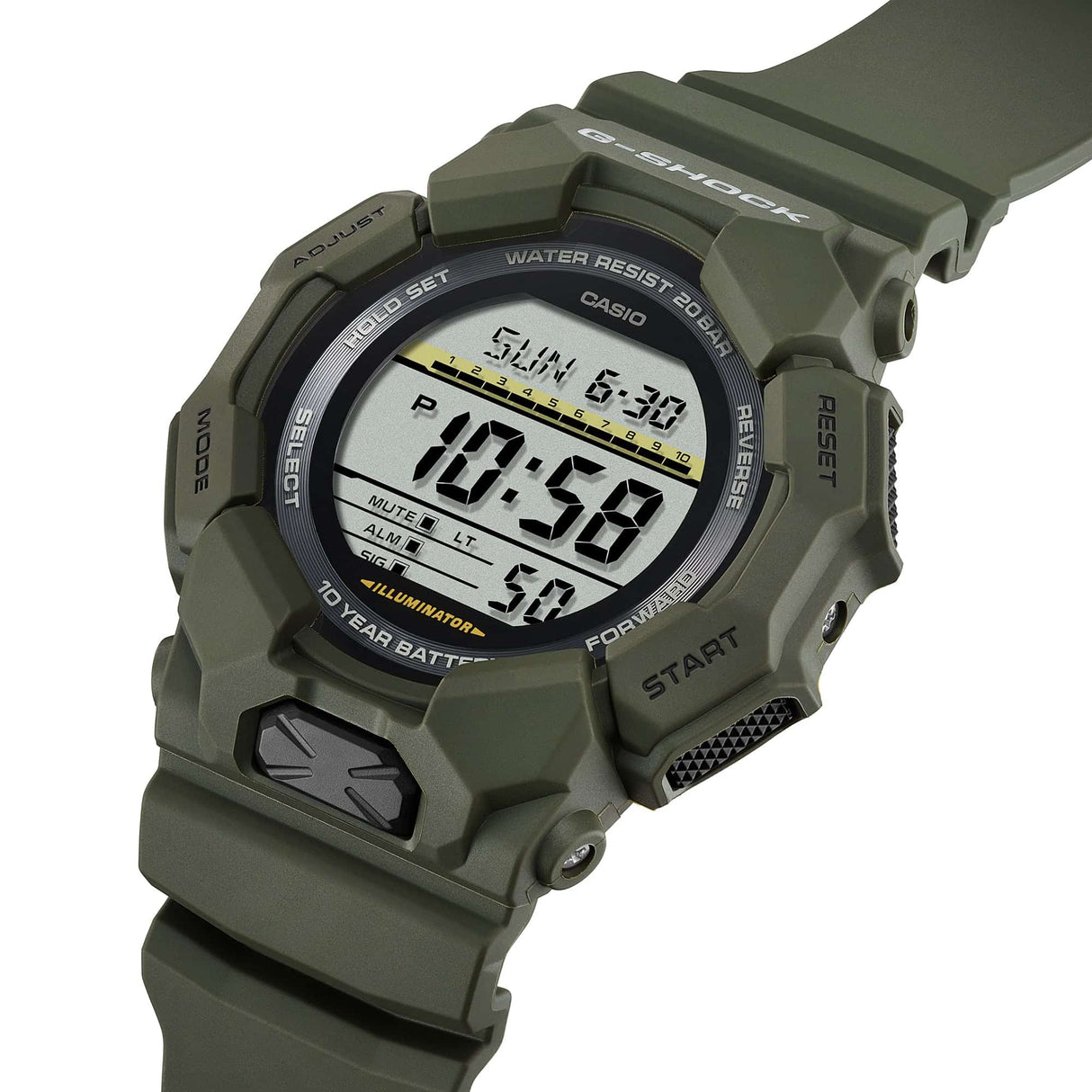 GD-010-3 G-Shock reloj para caballero pulsera de caucho