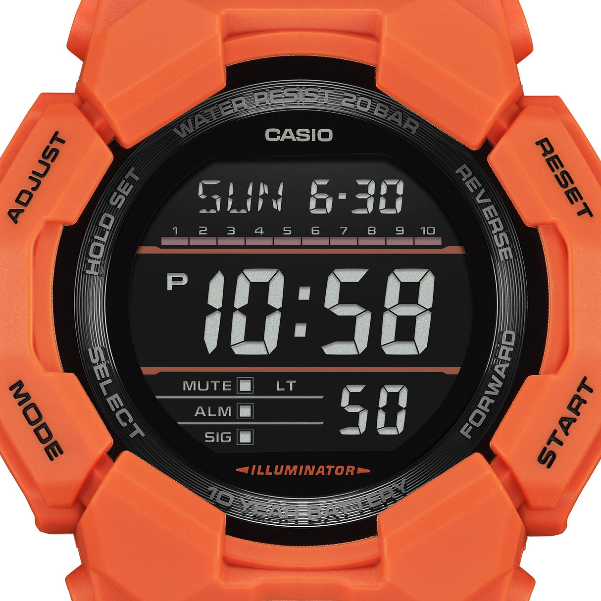 GD-010-4 Reloj G-Shock de caballero pulsera de resina