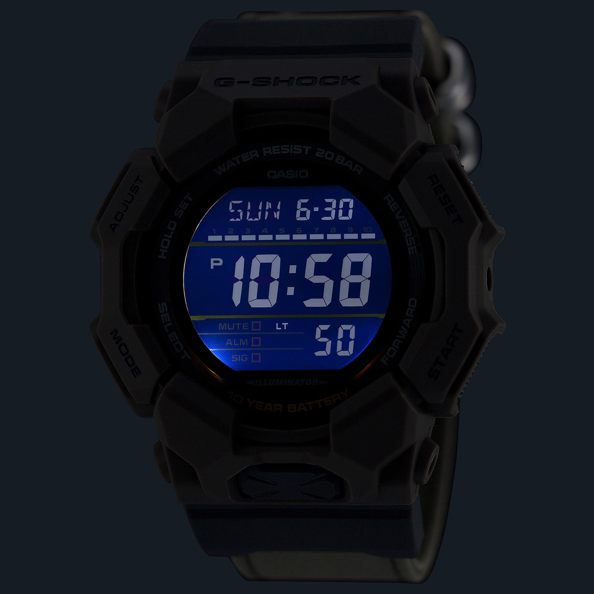 GD-010CE-5 G-Shock reloj de hombre pulsera de tela