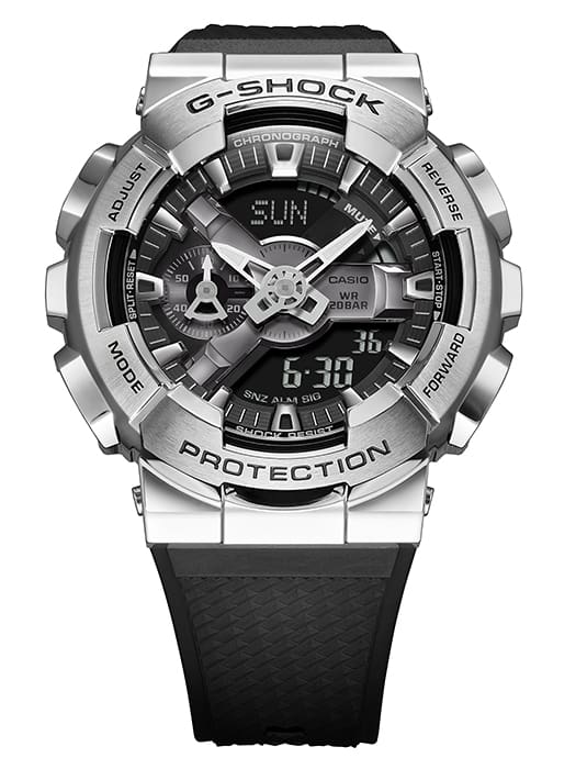 GM-110-1A Reloj G-Shock para Hombre Correa de Resina Doble Hora