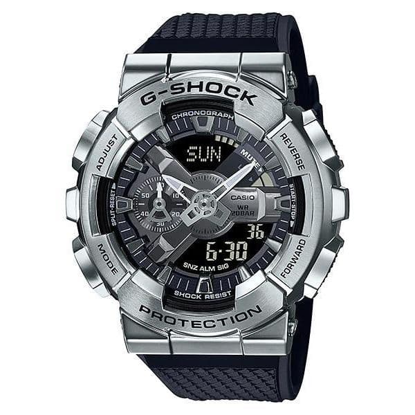 GM-110-1A Reloj G-Shock para Hombre Correa de Resina Doble Hora