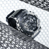 GM-110BB-1A Reloj G-Shock para Caballero Banda de Caucho Doble Hora