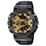 GM-110BD-1A9 Reloj G-Shock de caballero pulsera de metal doble hora 50mm