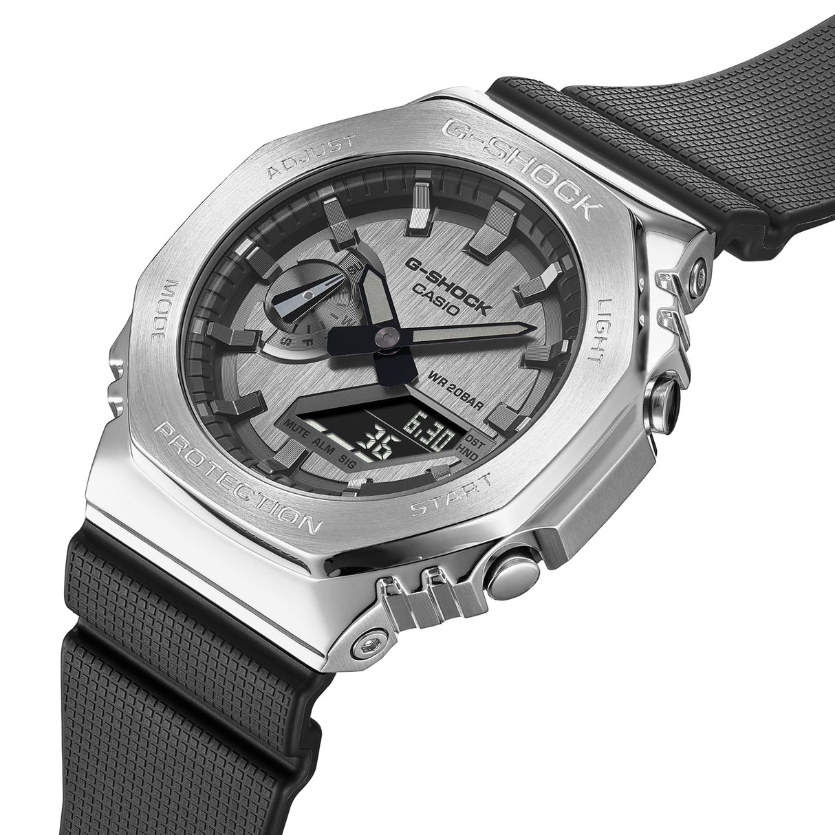 GM-2100-1A Reloj D-Shock de caballero pulsera de resina