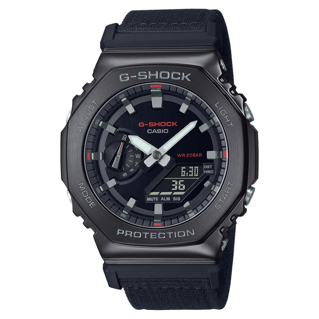 GM-2100CB-1A G-Shock G-Steel Reloj para Hombre Pulsera de Tela