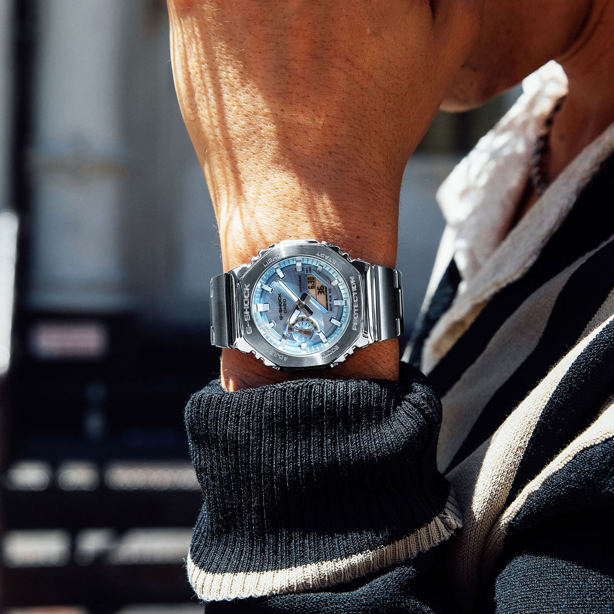 GM-2110D-2A Reloj G-Shock de hombre correa de metal
