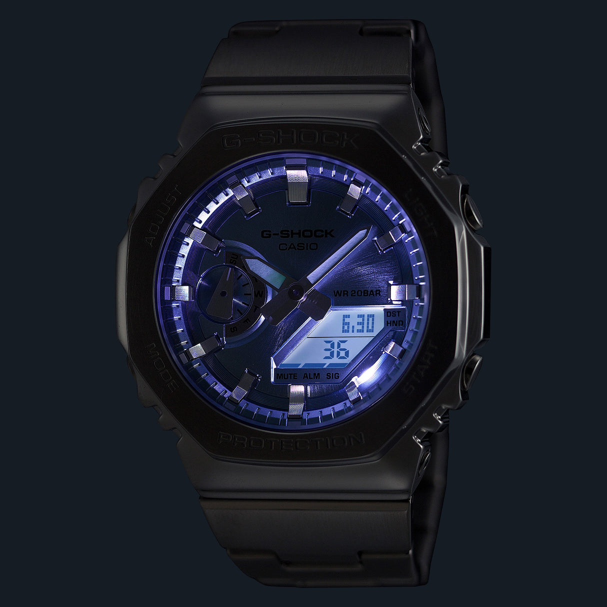 GM-2110D-2A Reloj G-Shock de hombre correa de metal
