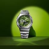 GM-2110D-3A Reloj G-Shock de caballero banda de metal 50 mm