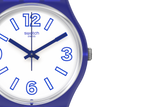 GN268 Reloj Swatch Electric Shark unisex banda de caucho