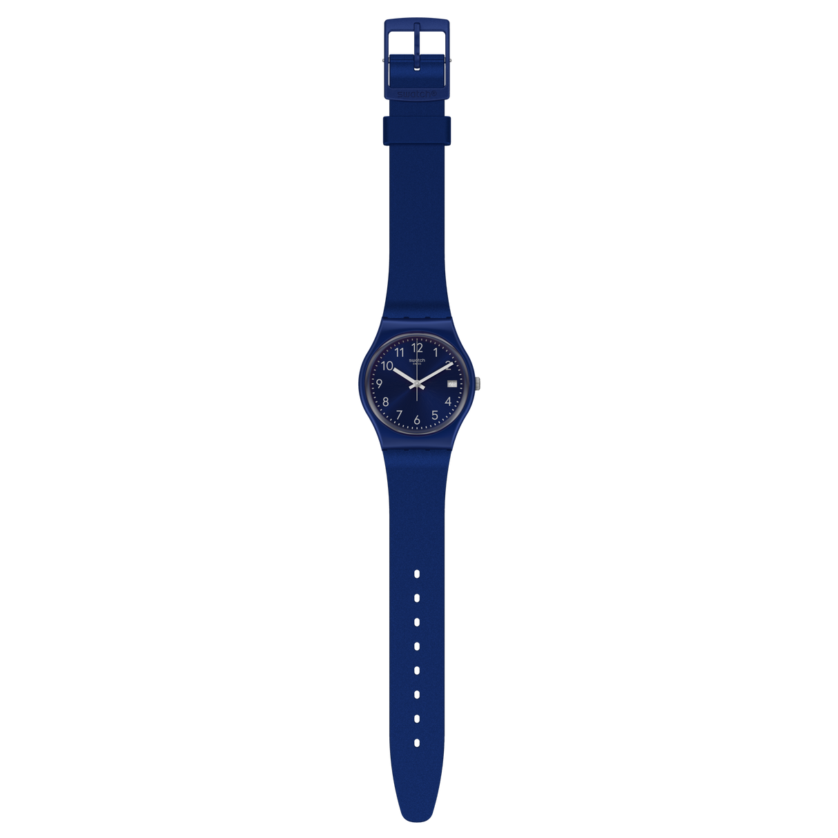 GN416 Swatch Pearlyblue de caballero pulsera de caucho
