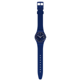 GN416 Swatch Pearlyblue de caballero pulsera de caucho