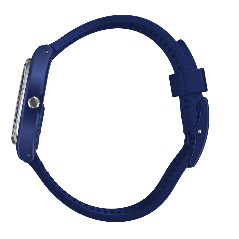 GN416 Swatch Pearlyblue de caballero pulsera de caucho