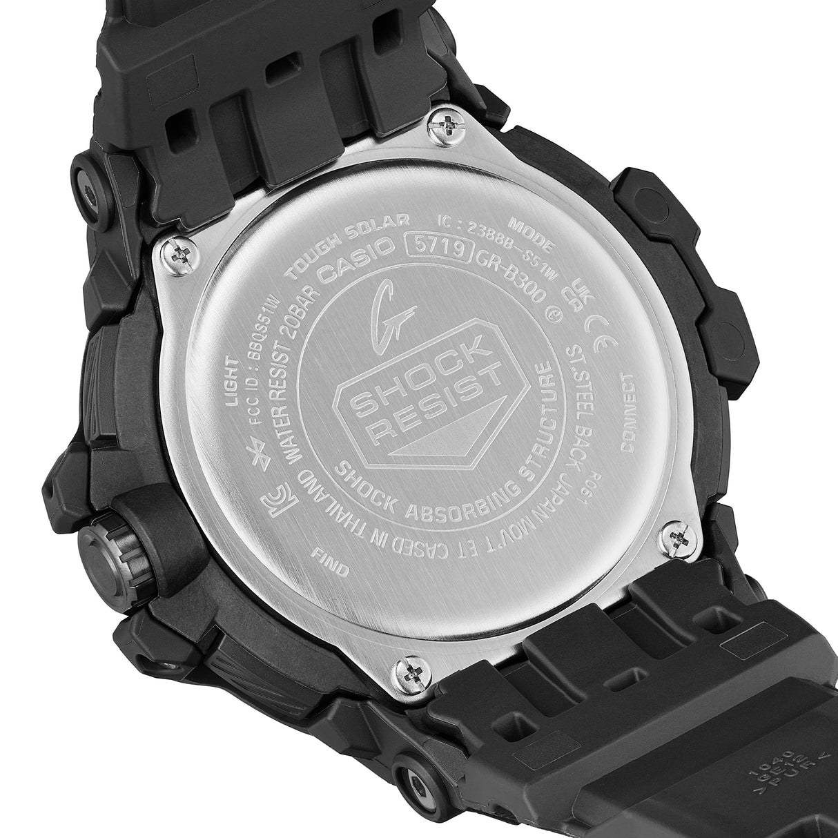 GR-B300-1A G-Shock Master of G-Aire Gravitymaster Reloj para Caballero Pulsera de Caucho