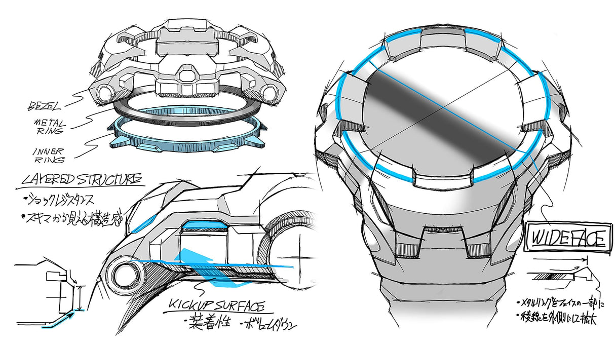 GR-B300-1A G-Shock Master of G-Aire Gravitymaster Reloj para Caballero Pulsera de Caucho