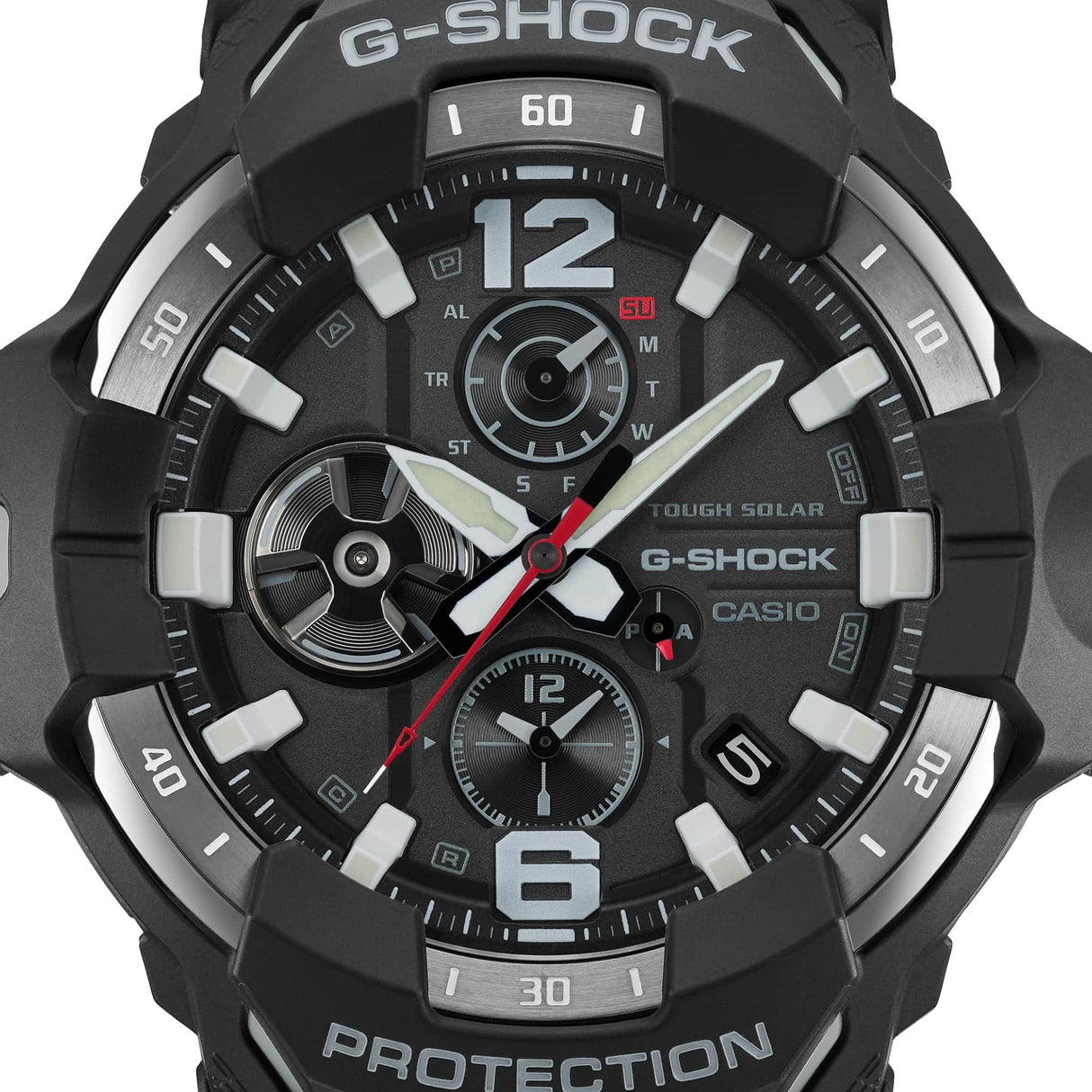 GR-B300-1A G-Shock Master of G-Aire Gravitymaster Reloj para Caballero Pulsera de Caucho