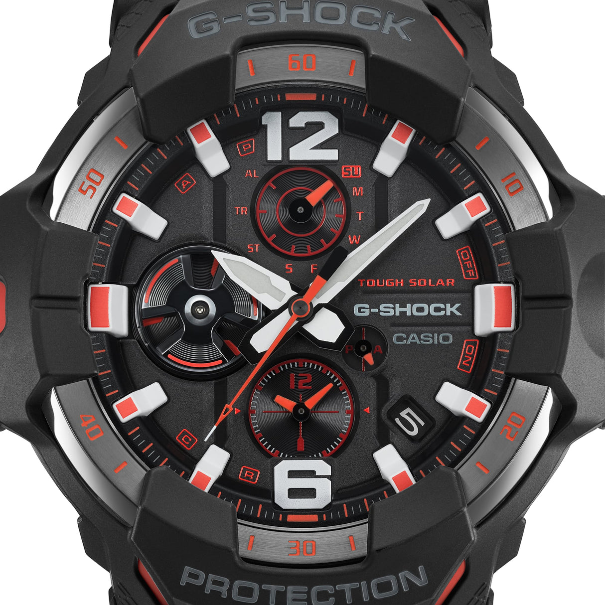 GR-B300-1A4 G-Shock Master of G-Aire Gravitymaster Reloj para Hombre Pulsera de Goma