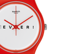GR404 Reloj Swatch 4Everfever unisex pulsera de caucho