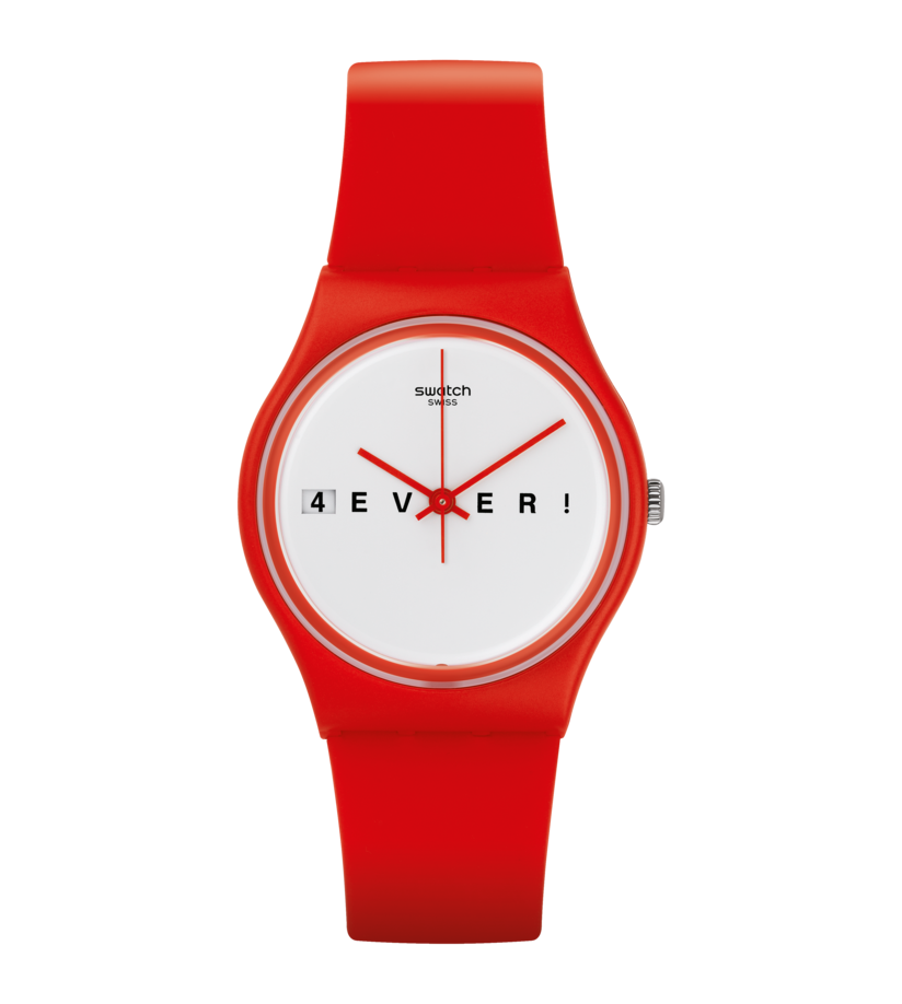 GR404 Reloj Swatch 4Everfever unisex pulsera de caucho