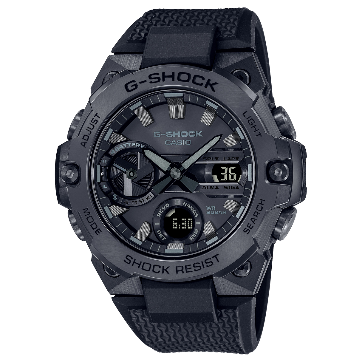 GST-B400BB-1A Reloj G-Shock de hombre pulsera de silicona