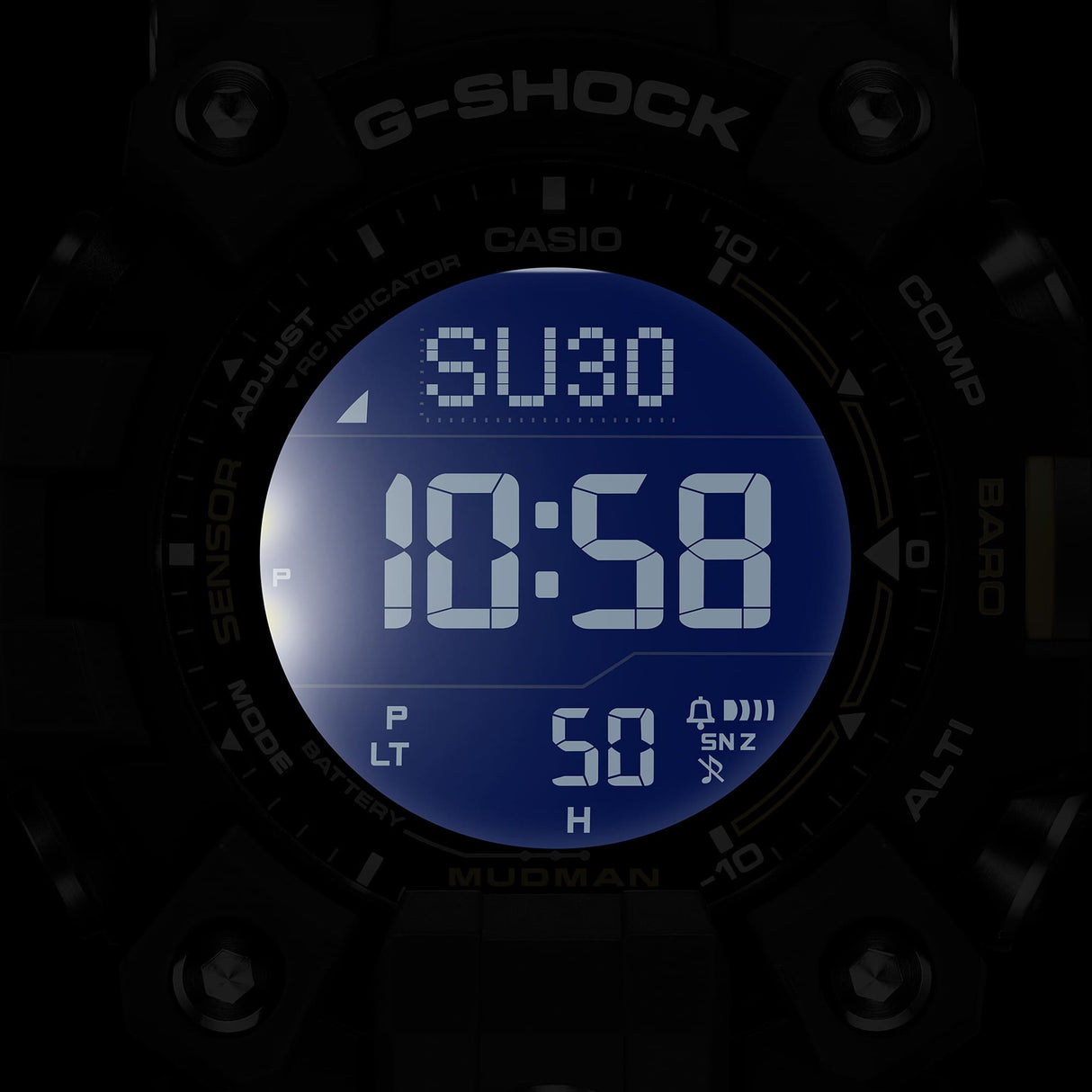 GW-9500-3 G-Shock Master of G-Tierra Mudman Reloj para Hombre Pulsera de Resina