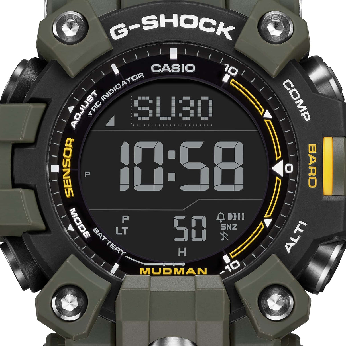 GW-9500-3 G-Shock Master of G-Tierra Mudman Reloj para Hombre Pulsera de Resina