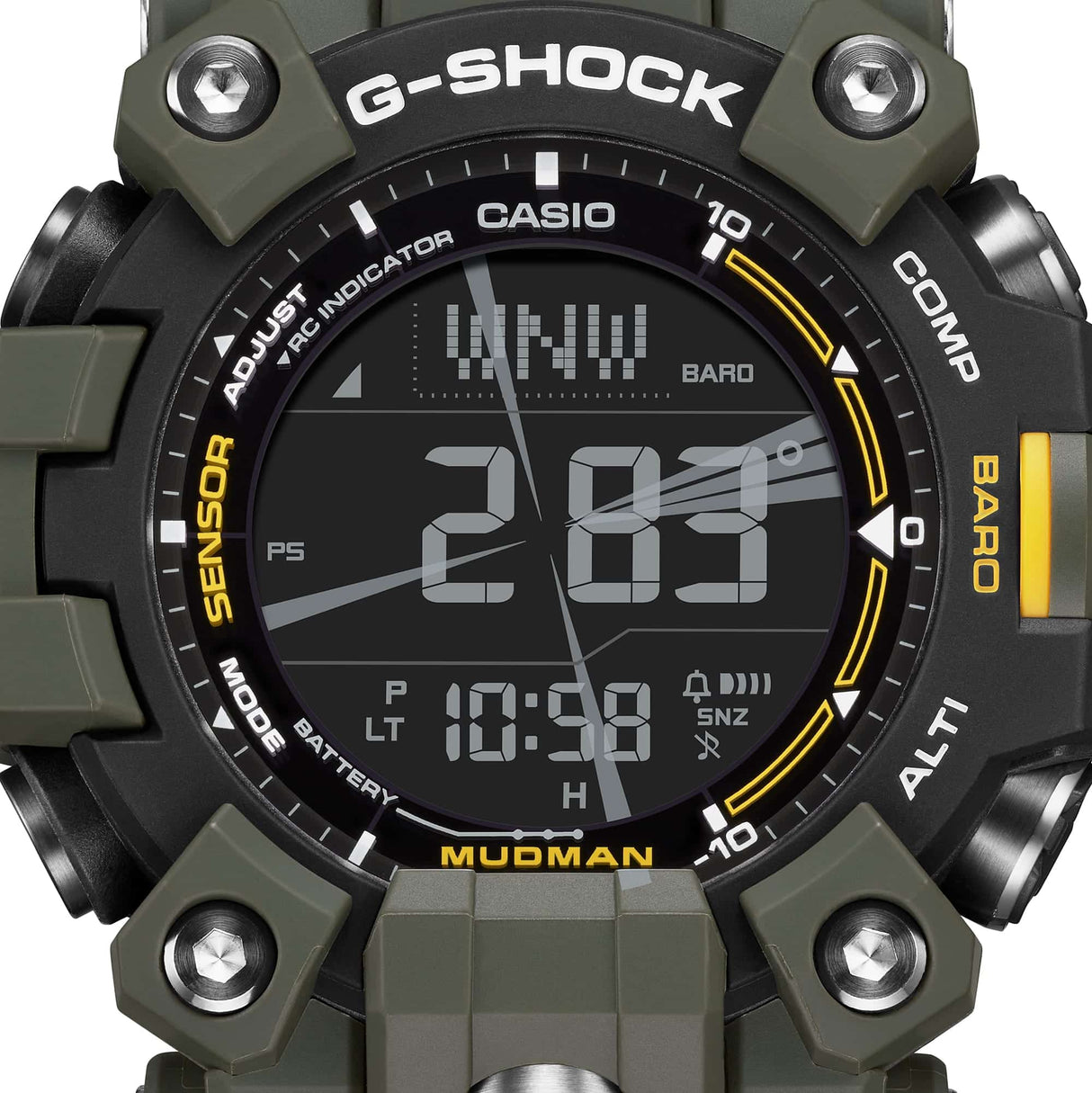 GW-9500-3 G-Shock Master of G-Tierra Mudman Reloj para Hombre Pulsera de Resina