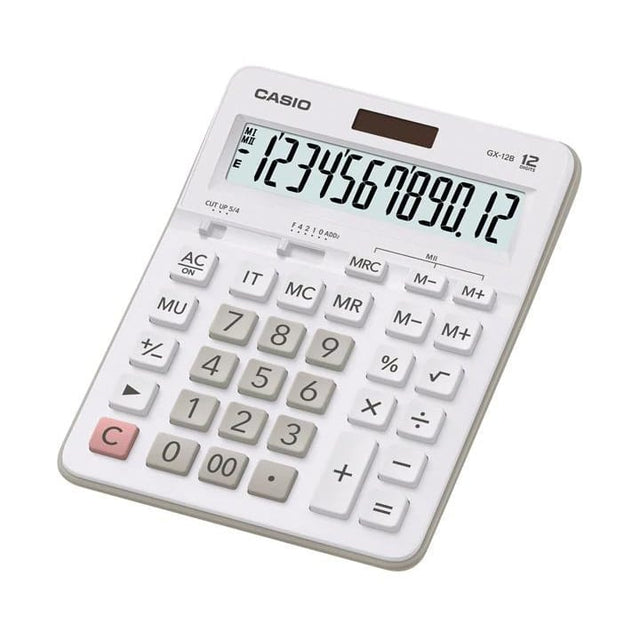 GX-12B-WE Calculadora Casio De Mesa