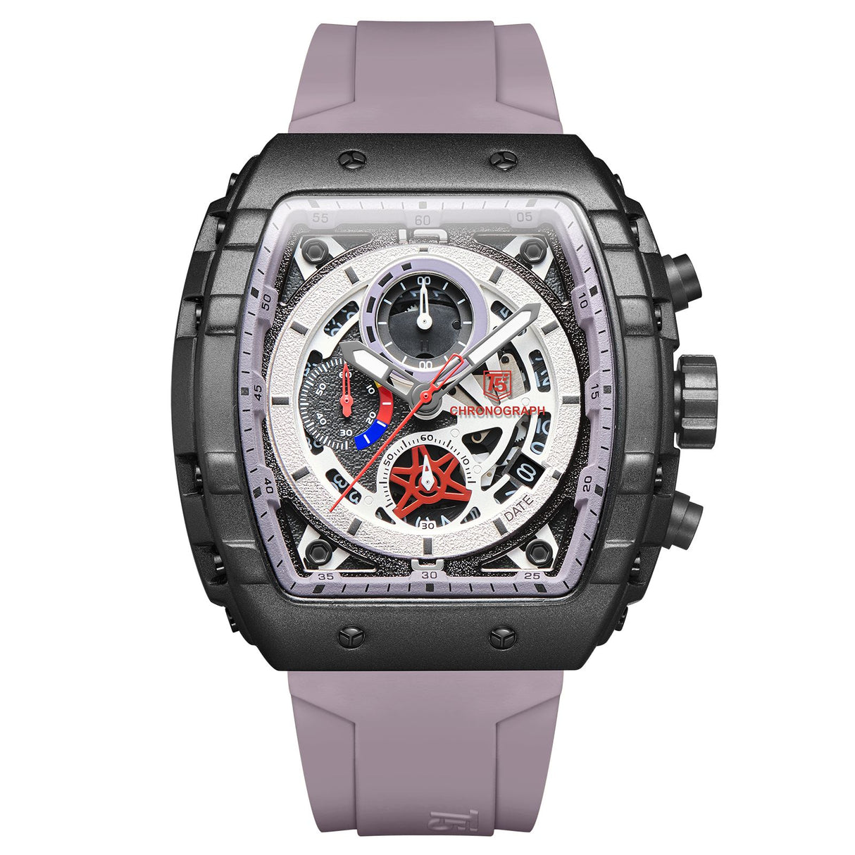 H3905G Reloj T5 para hombre pulsera de goma