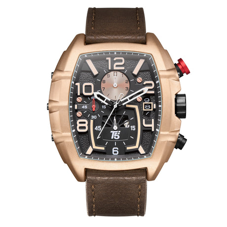 H3953G Reloj T5 para caballero pulsera de cuero