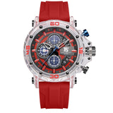 H4004G Reloj T5 para hombre pulsera de goma