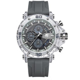 H4004G Reloj T5 para hombre pulsera de goma