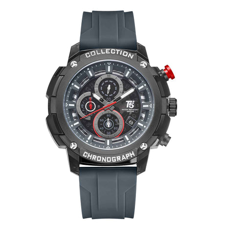 H4015G Reloj T5 para hombre pulsera de caucho