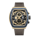 H4016G Reloj T5 para hombre correa de cuero