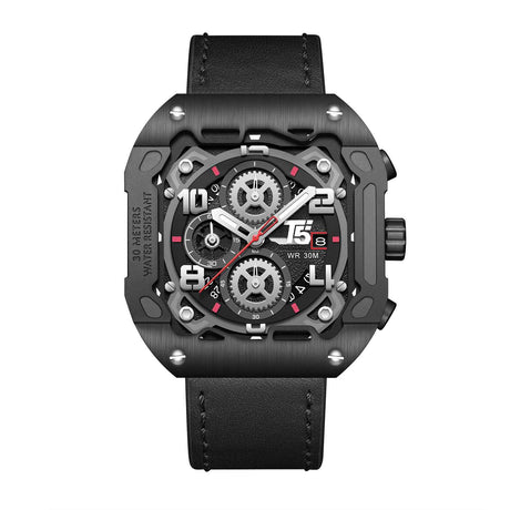 H4029G Reloj T5 para hombre pulsera de cuero