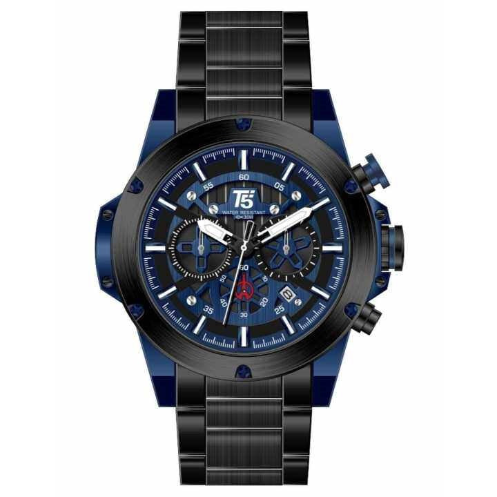 H4030G Reloj T5 para hombre banda de metal