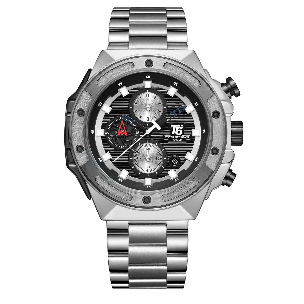 H4067G Reloj T5 para hombre banda de Metal