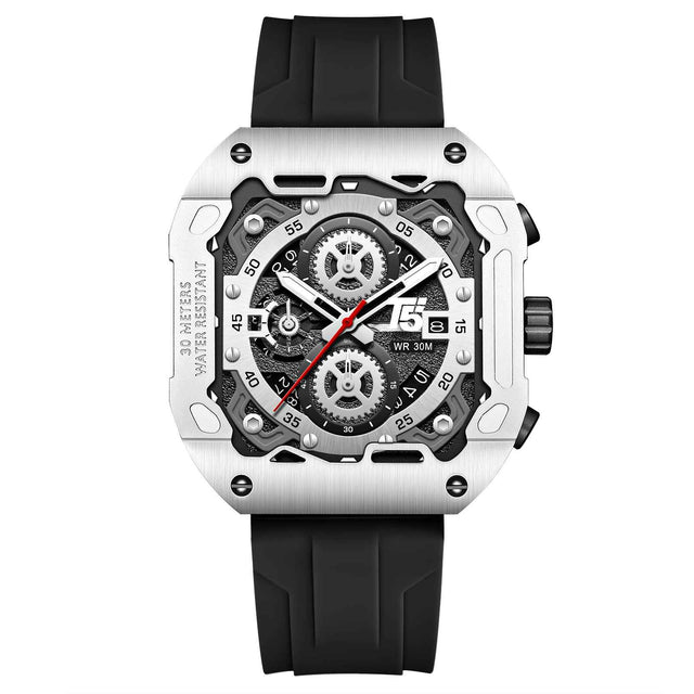 H4087G Reloj T5 para hombre pulsera de caucho