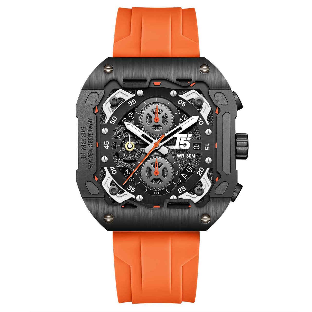 H4087G Reloj T5 para hombre pulsera de caucho