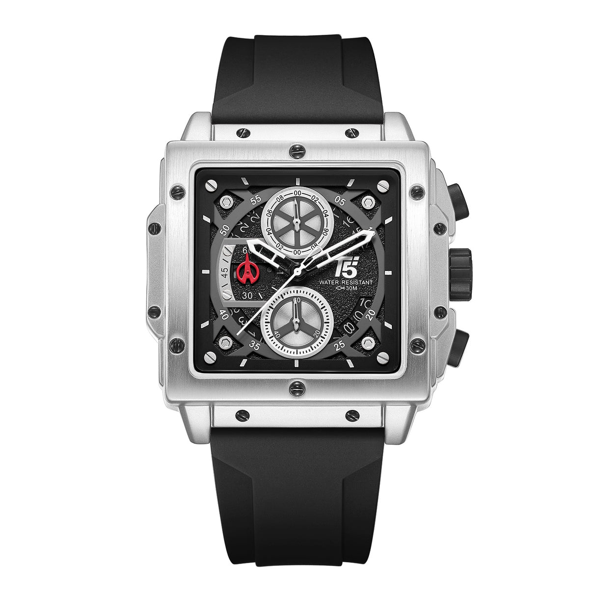 H4137G Reloj T5 para hombre pulsera de goma