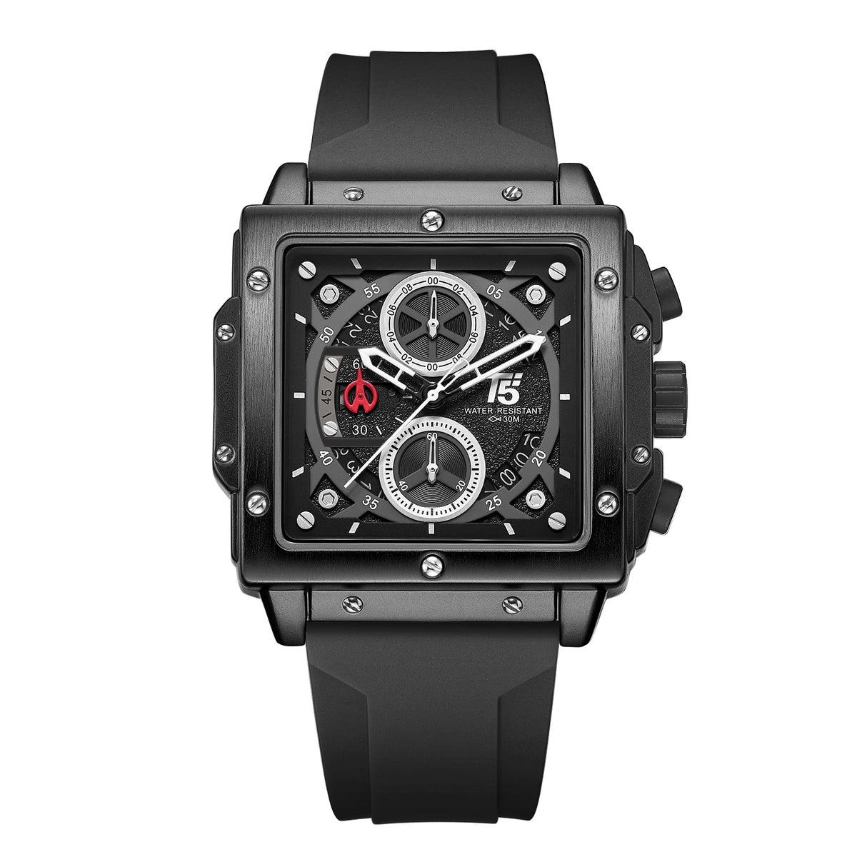 H4137G Reloj T5 para hombre pulsera de goma