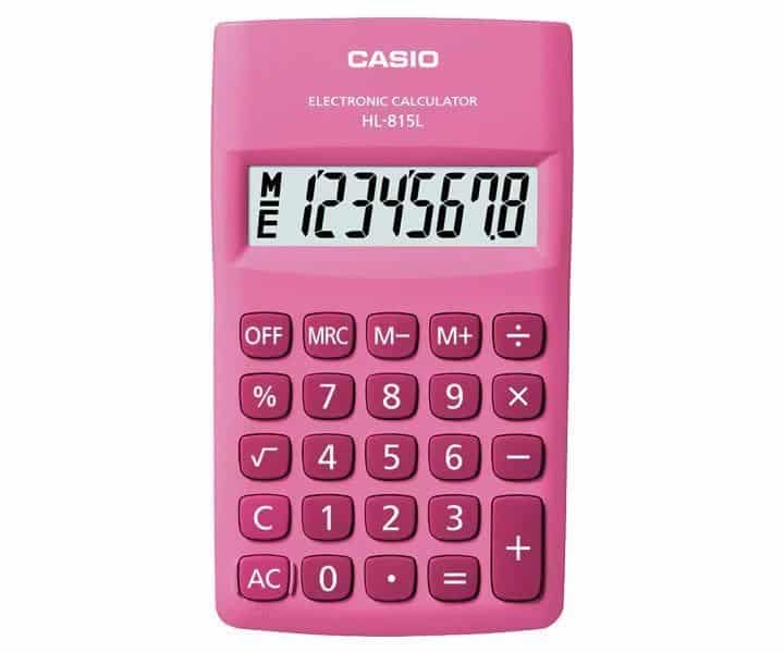 HL-815L-PK Calculadora Casio de Bolsillo